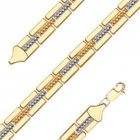 Золотой браслет плетение Фантазийное МАГНАТ МА 023101 МА 023101 фото